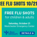 Free Flu Shot Clinic · Hosted by Bon Secours Westchester Emergency Center