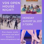 Village Dance Studio Open House on August 26th