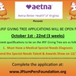 The 2019 JPJF Giving Tree Application is OPEN!!
