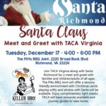 TACA- Richmond is having a FREE Santa Meet & Greet  and it is sensory friendly