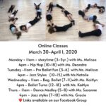 Connect with Village Dance Studio’s On-Line Classes