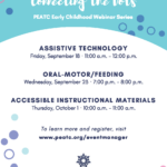 Connecting the Dots: A PEATC Early Childhood Webinar Series just FOR YOU!