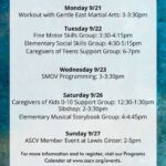 ASCV Virtual Programs Week of 9/21