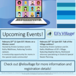 Eli’s Village Upcoming Events